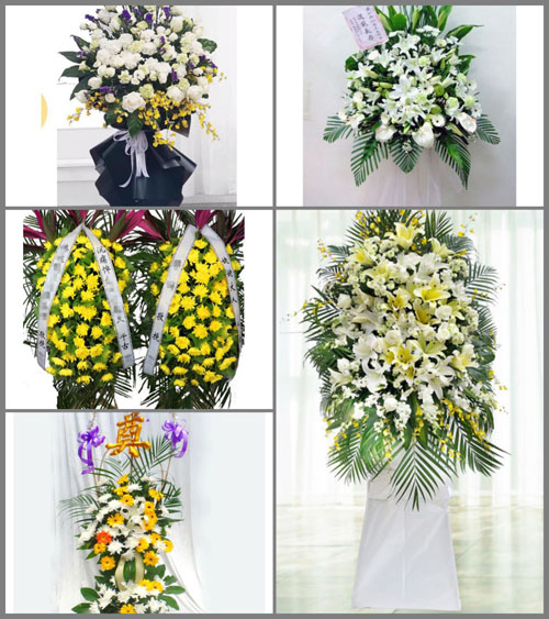 福建莆田秀屿区埭头镇白事花篮预定